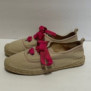 Kate Spade Espadrilles Oxford Slip Ons Sneakers size 7 EUC